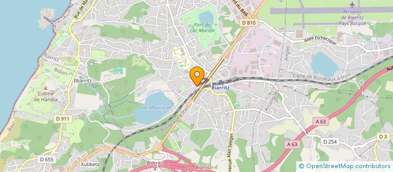 localisation de l'entreprise MONSIEUR THIERRY CAMY SARTHY à BIARRITZ