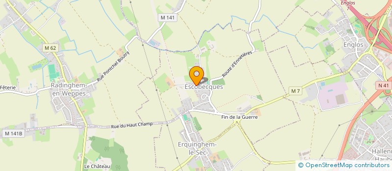 localisation de l'entreprise MONSIEUR THIERRY CANDEILLE à ESCOBECQUES