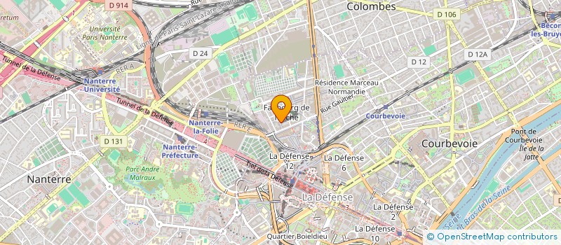 localisation de l'entreprise MONSIEUR THIERRY CANETTI à COURBEVOIE
