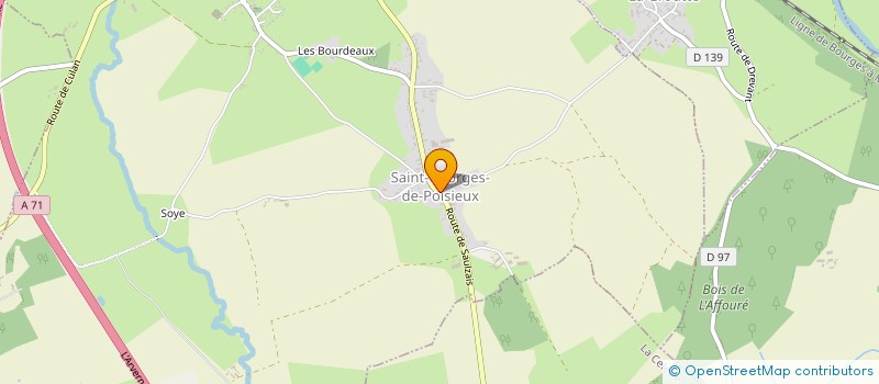 localisation de l'entreprise MONSIEUR THIERRY CANIFET  SAINT-GEORGES-DE-POISIEUX