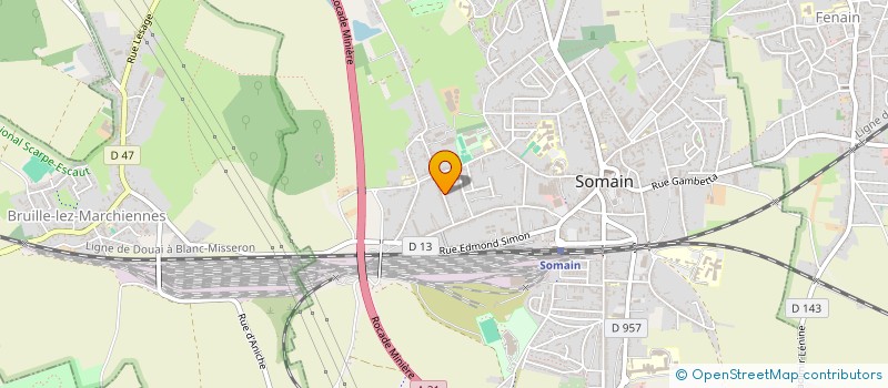 localisation de l'entreprise MONSIEUR THIERRY CANIVEZ  SOMAIN