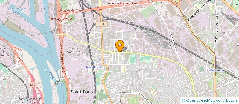 localisation de l'entreprise MONSIEUR THIERRY CANO à SAINT-FONS