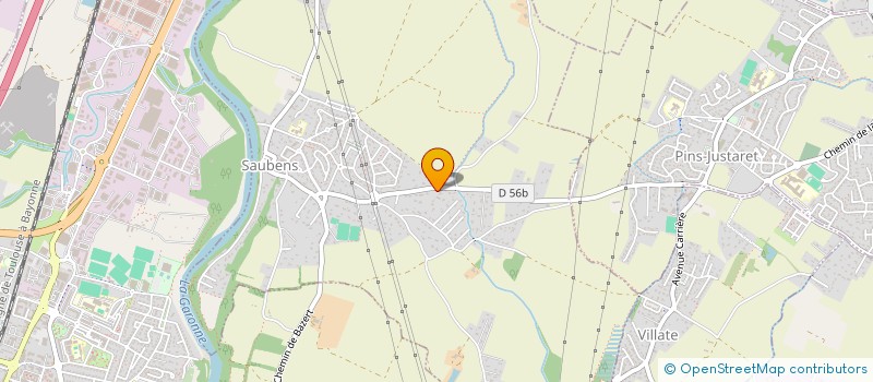 localisation de l'entreprise MONSIEUR THIERRY CANTON  SAUBENS