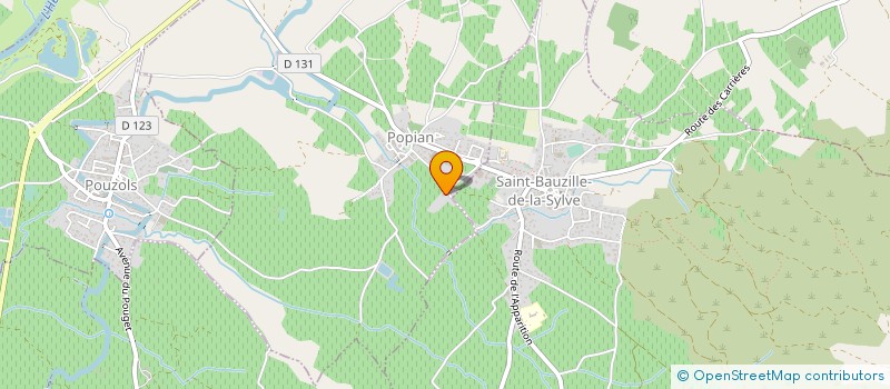 localisation de l'entreprise MONSIEUR THIERRY CAPEL  SAINT-PONS-DE-MAUCHIENS