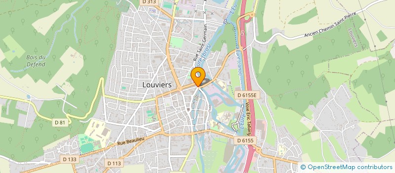 localisation de l'entreprise MONSIEUR THIERRY CAPEL à LOUVIERS