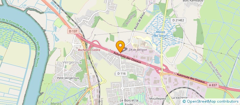 localisation de l'entreprise MONSIEUR THIERRY CAPELLE  ROCHEFORT