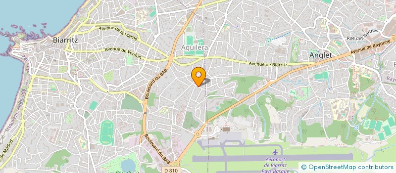 localisation de l'entreprise MONSIEUR THIERRY CAPLANNE à BIARRITZ