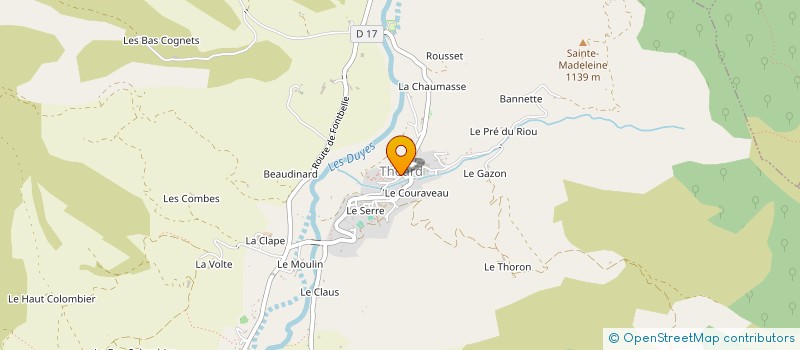 localisation de l'entreprise MONSIEUR THIERRY CAPRON à THOARD