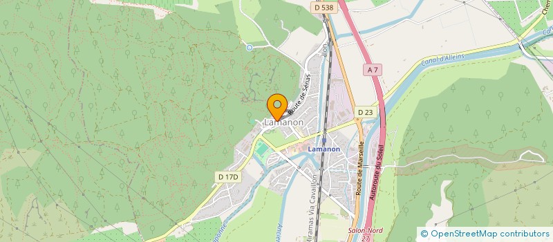 localisation de l'entreprise MONSIEUR THIERRY CAPTIER  LAMANON