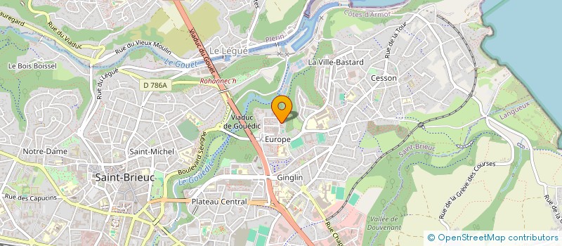 localisation de l'entreprise MONSIEUR THIERRY CARCHON à SAINT-BRIEUC