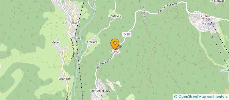 localisation de l'entreprise MONSIEUR THIERRY CARDINEAU  LES ALLUES