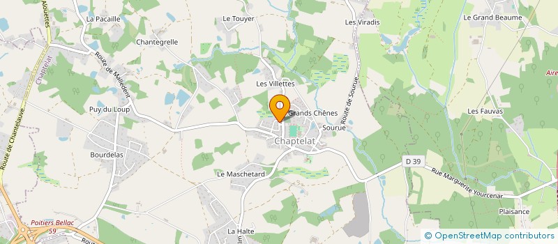 localisation de l'entreprise MONSIEUR THIERRY CARIAT à CHAPTELAT
