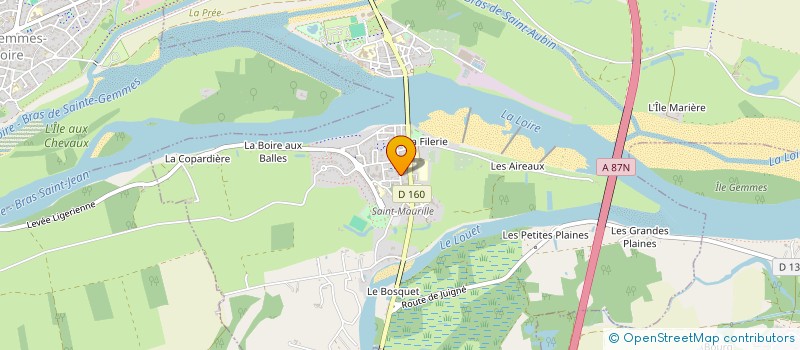 localisation de l'entreprise MONSIEUR THIERRY CARIOU  LES PONTS-DE-CE