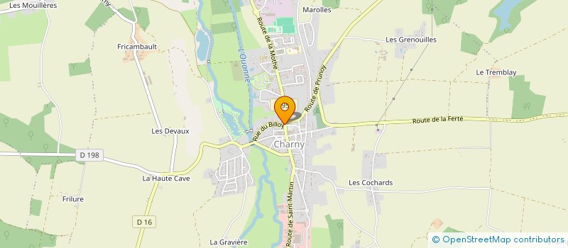 localisation de l'entreprise MONSIEUR THIERRY CARNEIRO  CHARNY OREE DE PUISAYE