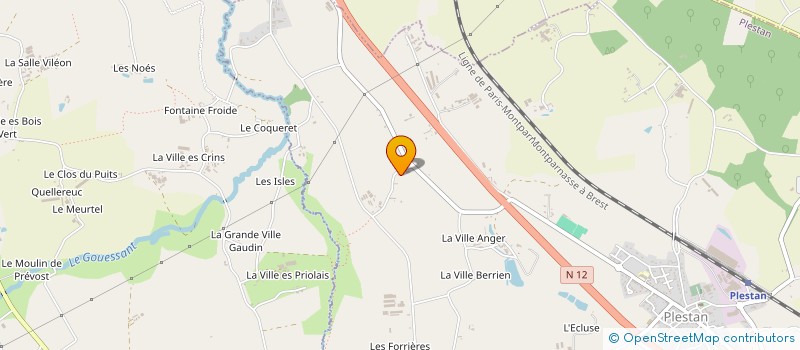 localisation de l'entreprise MONSIEUR THIERRY CARON à PLESTAN
