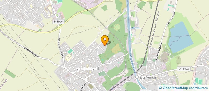 localisation de l'entreprise MONSIEUR THIERRY CARON  VENDIN-LE-VIEIL