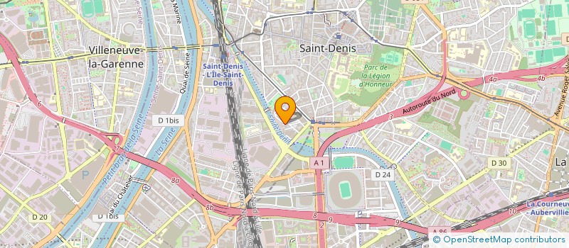 localisation de l'entreprise MONSIEUR THIERRY CARON  SAINT-DENIS