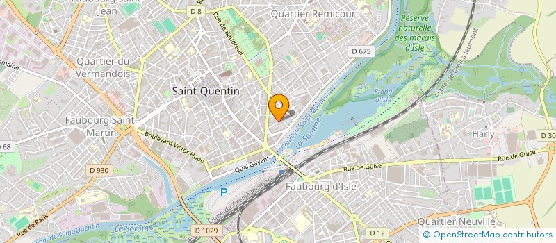 localisation de l'entreprise MONSIEUR THIERRY CARPENTIER  SAINT-QUENTIN
