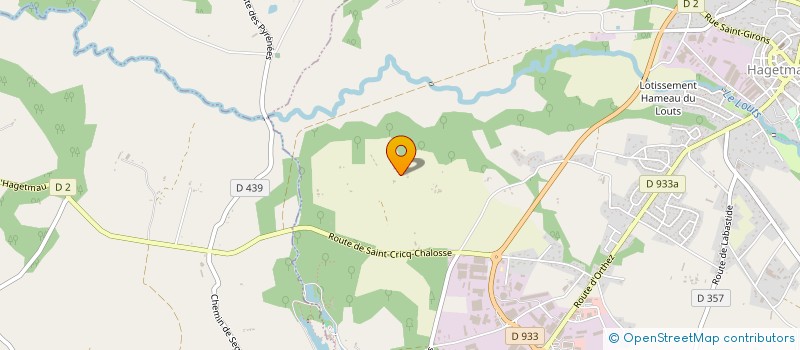 localisation de l'entreprise MONSIEUR THIERRY CARRERE  HAGETMAU