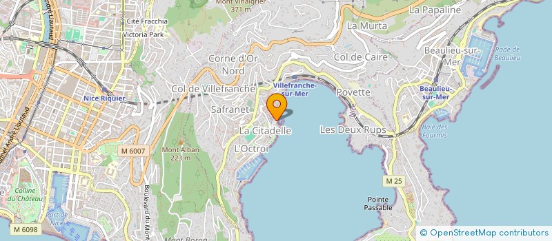 localisation de l'entreprise MONSIEUR THIERRY CASAGRANDE à VILLEFRANCHE-SUR-MER