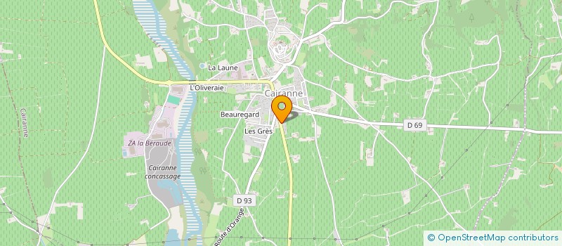 localisation de l'entreprise MONSIEUR THIERRY CASAL  CAIRANNE