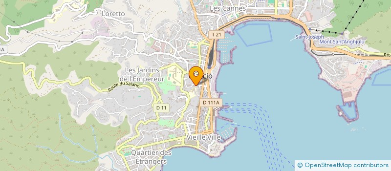 localisation de l'entreprise MONSIEUR THIERRY CASANOVA  AJACCIO