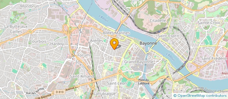 localisation de l'entreprise MONSIEUR THIERRY CASTAGNOUS à BAYONNE