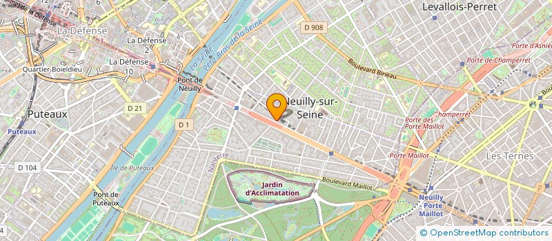 localisation de l'entreprise MONSIEUR THIERRY CASTEYDE à NEUILLY-SUR-SEINE