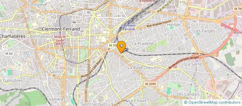 localisation de l'entreprise MONSIEUR THIERRY CASTRO à CLERMONT-FERRAND