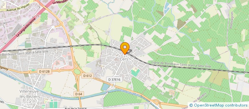 localisation de l'entreprise MONSIEUR THIERRY CATIN  CERS