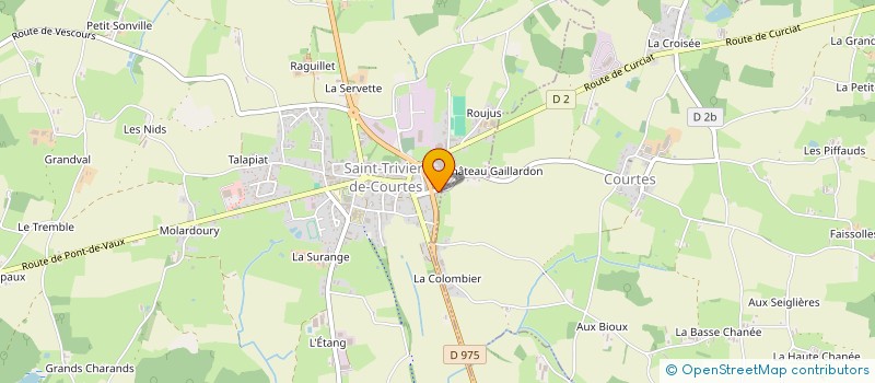 localisation de l'entreprise MONSIEUR THIERRY CATTEAU  SAINT-TRIVIER-DE-COURTES