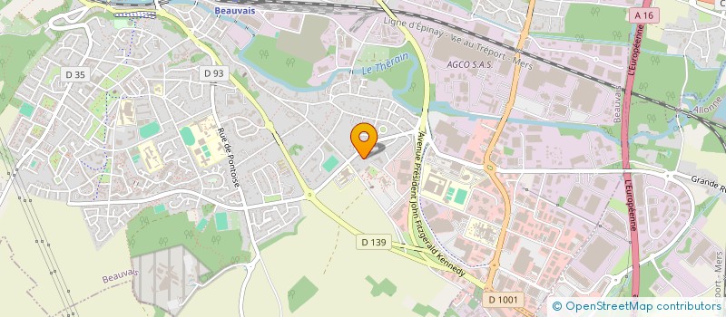 localisation de l'entreprise MONSIEUR THIERRY CATTIAUX  BEAUVAIS