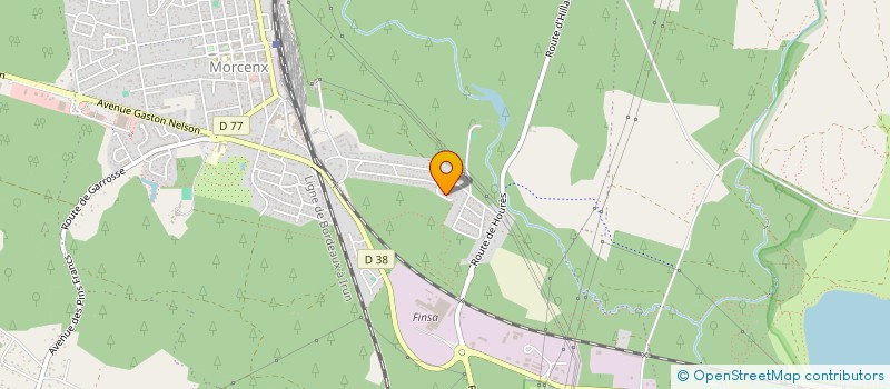 localisation de l'entreprise MONSIEUR THIERRY CAUBEIGT  MORCENX-LA-NOUVELLE