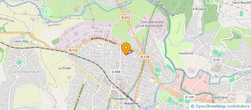 localisation de l'entreprise MONSIEUR THIERRY CAUQUIL  AUSSILLON