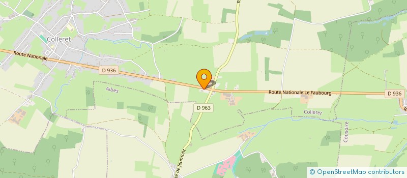 localisation de l'entreprise MONSIEUR THIERRY CAUSSIN  COLLERET