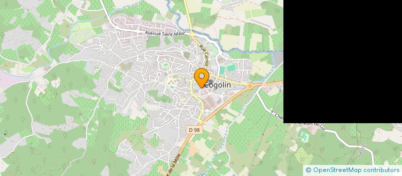 localisation de l'entreprise MONSIEUR THIERRY CAUVIN  COGOLIN