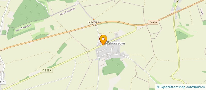 localisation de l'entreprise MONSIEUR THIERRY CAVILLON  LAHOUSSOYE