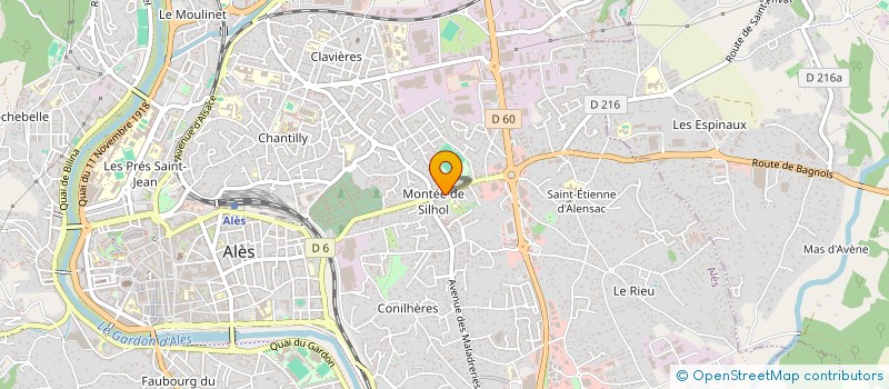 localisation de l'entreprise MONSIEUR THIERRY CAZALBON à ALES
