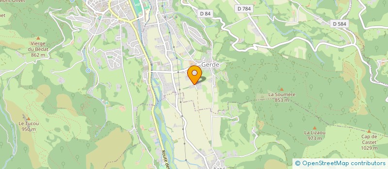 localisation de l'entreprise MONSIEUR THIERRY CAZENAVE  GERDE