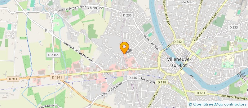 localisation de l'entreprise MONSIEUR THIERRY CECCHINATO  BIAS