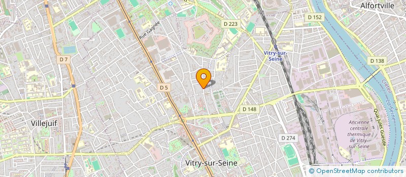 localisation de l'entreprise MONSIEUR THIERRY CELESTINE à VITRY-SUR-SEINE