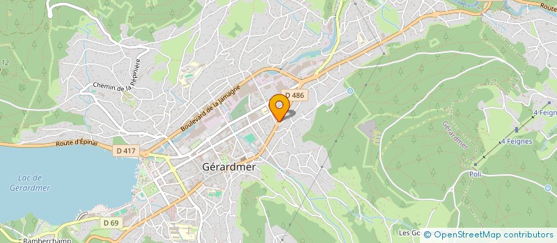 localisation de l'entreprise MONSIEUR THIERRY CERFOGLI à GERARDMER