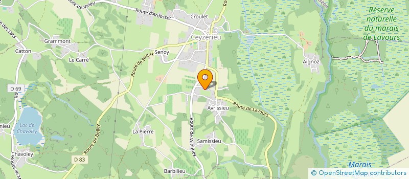 localisation de l'entreprise MONSIEUR THIERRY CERRUTI à CEYZERIEU