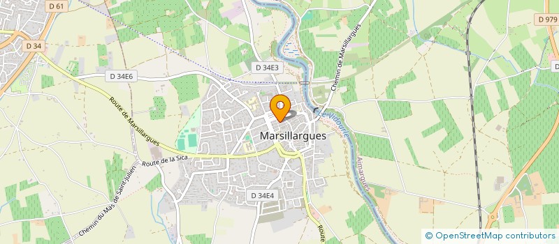 localisation de l'entreprise MONSIEUR THIERRY CESARACCIO  MARSILLARGUES