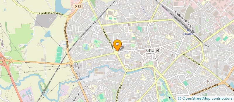 localisation de l'entreprise MONSIEUR THIERRY CESBRON LAVAU à CHOLET