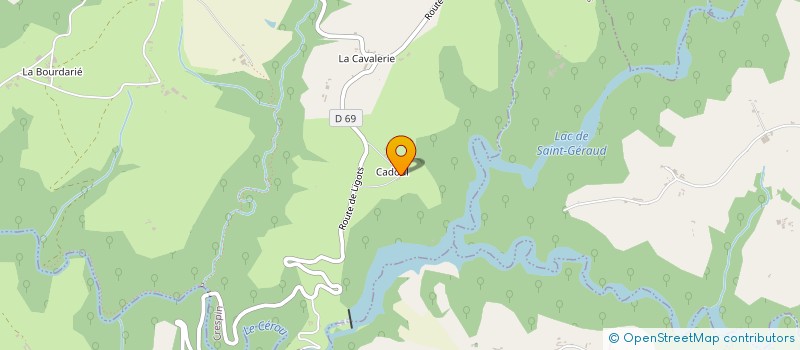 localisation de l'entreprise MONSIEUR THIERRY CEVENES  CRESPIN