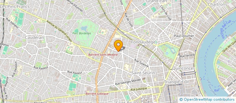 localisation de l'entreprise MONSIEUR THIERRY CEYROLLE  BORDEAUX