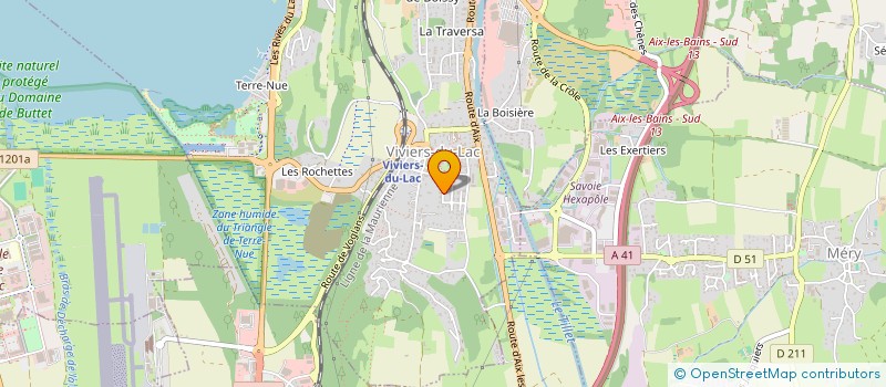 localisation de l'entreprise MONSIEUR THIERRY CHAFRAIX  VIVIERS-DU-LAC