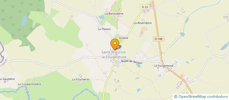 localisation de l'entreprise MONSIEUR THIERRY CHAGNEAU à SAINT MAURICE ETUSSON