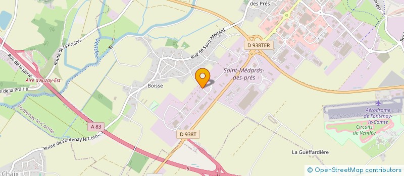 localisation de l'entreprise MONSIEUR THIERRY CHAIGNEAU à FONTENAY-LE-COMTE